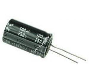 Capacitor Eletrolítico 100uF x 250V 105º - Unidade