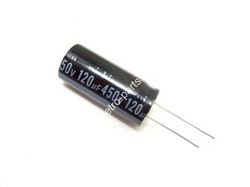 Capacitor Eletrolítico 120uF x 450V 105º - Unidade