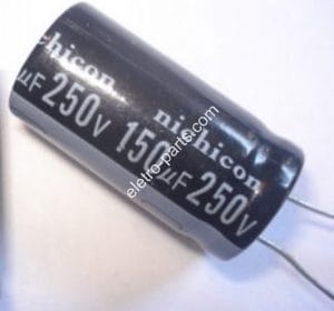 Capacitor Eletrolítico 150uF x 250V 105º - Unidade