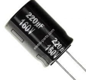 Capacitor Eletrolítico 220uF x 160V 105º - Unidade