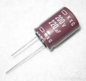 Capacitor Eletrolítico 220uF x 200V 105º- Unidade