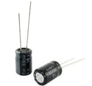 Capacitor Eletrolítico 330uF x 16V 105º - Unidade