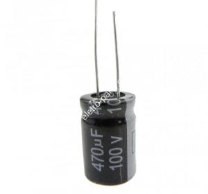 Capacitor Eletrolítico 470uF x 100V 105º - Unidade