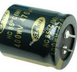 Capacitor Eletrolítico 470uF x 400V 105º - Unidade
