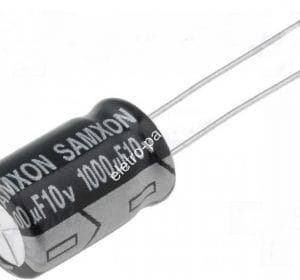 Capacitor Eletrolítico 1.000uF x 10V 105º - Unidade