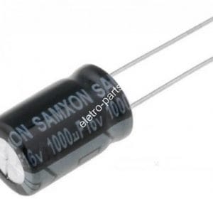 Capacitor Eletrolítico 1.000uF x 16V 105º - Unidade