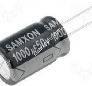 Capacitor Eletrolítico 1.000uF x 50V 105º – Unidade