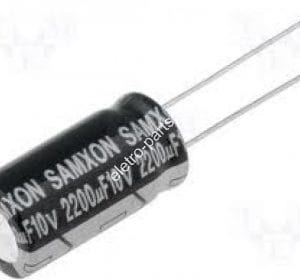 Capacitor Eletrolítico 2.200uF x 10V 105º - Unidade