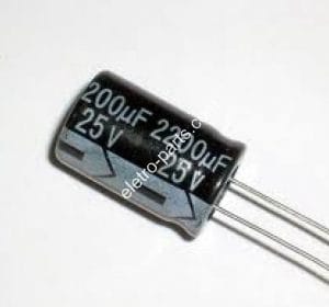 Capacitor Eletrolítico 2.200uF x 25V 105º - Unidade