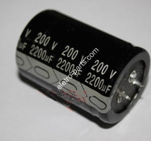 Capacitor Eletrolítico 2.200uF x 200/220V 105º - Unidade