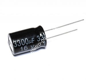 Capacitor Eletrolítico 3.300uF x 16V 105º - Unidade