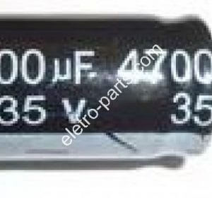 Capacitor Eletrolítico 4.700uF x 35V 105º - Unidade