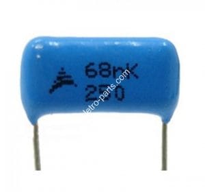 Capacitor Poliéster 68K x 250V - Unidade