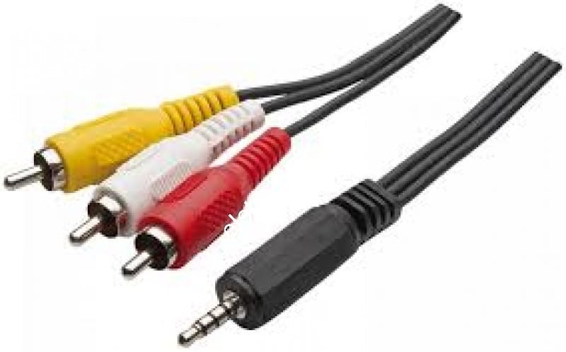 Cabo P2 4C x 3RCA Macho