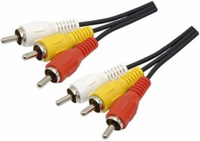 Cabo 3 + 3RCA com 1,5M
