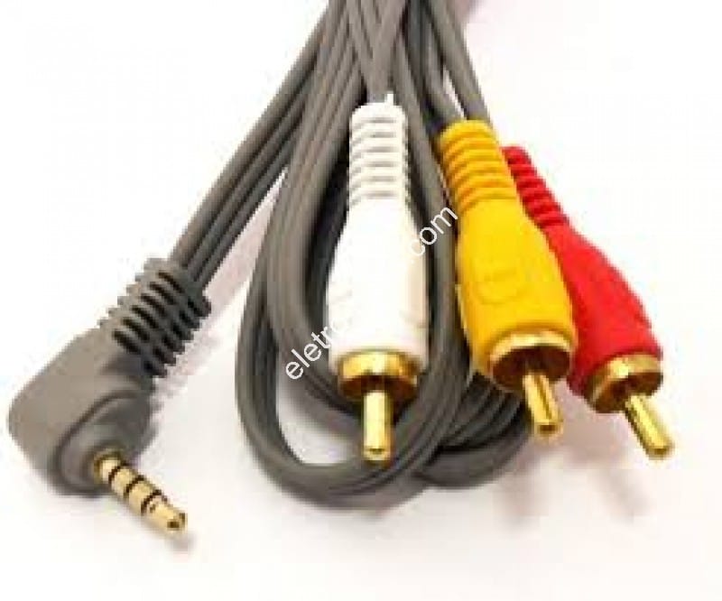 Cabo P2 4C x 3RCA Macho