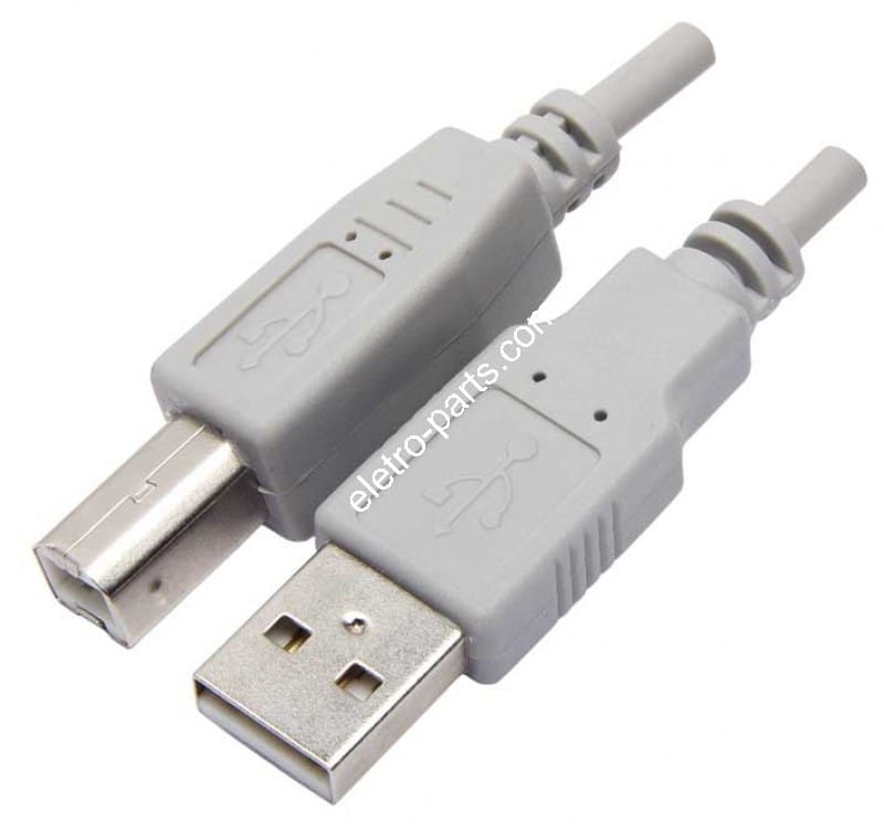 Cabo USB Impressora USB X USB B 2.0 - 2 Metros Branco