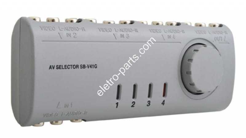 Chave Seletora RCA Áudio e Vídeo 4X1