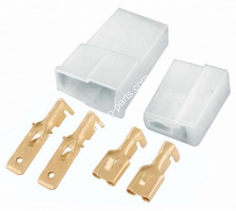 Kit Conector Elétrico de 2 Vias com Trava