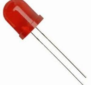 Led Difuso 5mm - Vermelho