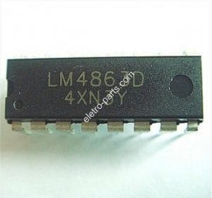 Circuito Integrado LM4863 - DIP