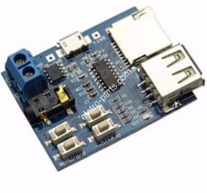 Módulo Amplificador e Decodificador De Áudio MP3