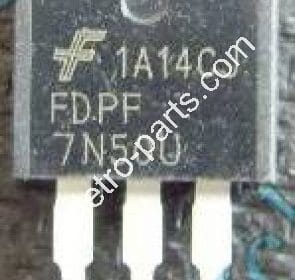 Transistor P7N50 ( FDPF 7N50U ) - Isolado