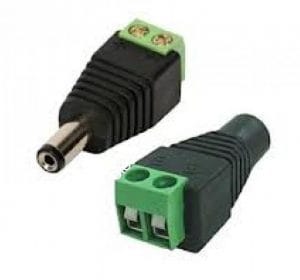 Plug P4 2,5x5,5mm com Borne