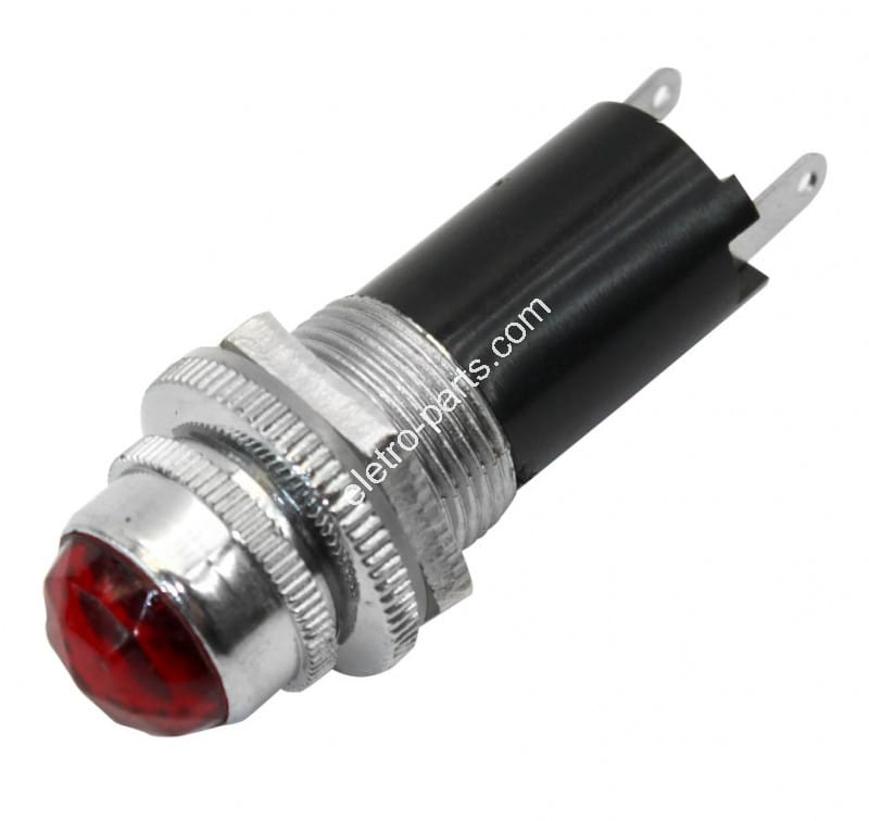 Sinaleiro Olho de Boi LD16-4 Vermelho - 220V