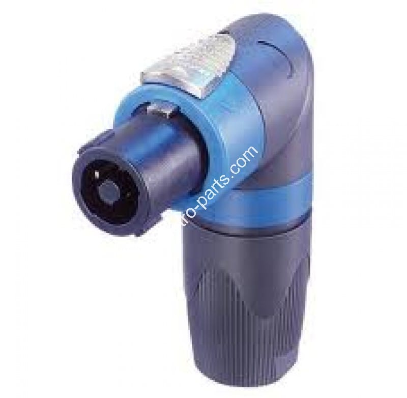 Plug Speakon Macho 90º com Trava - Super Qualidade