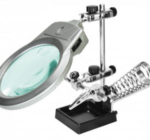 Suporte p/ Placa e Ferro c/ Lupa