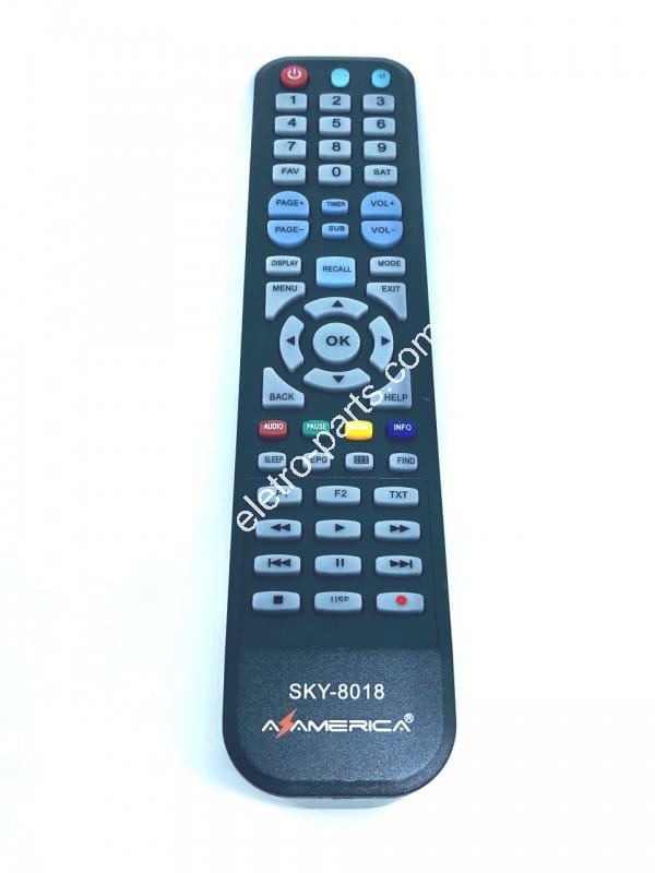 Controle Remoto Receptor AZ América S2010 - Imagem 3