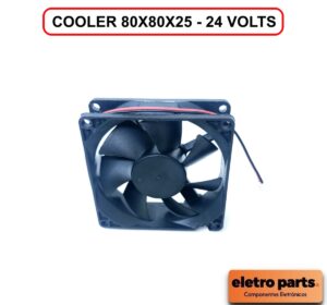 Cooler 80x80x25mm / 24 Volts