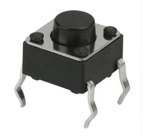 Chave de Toque 4 Terminais 6 x 6 x 5mm