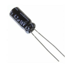 Capacitor Eletrolitico 4,7uF x 50V – Unidade