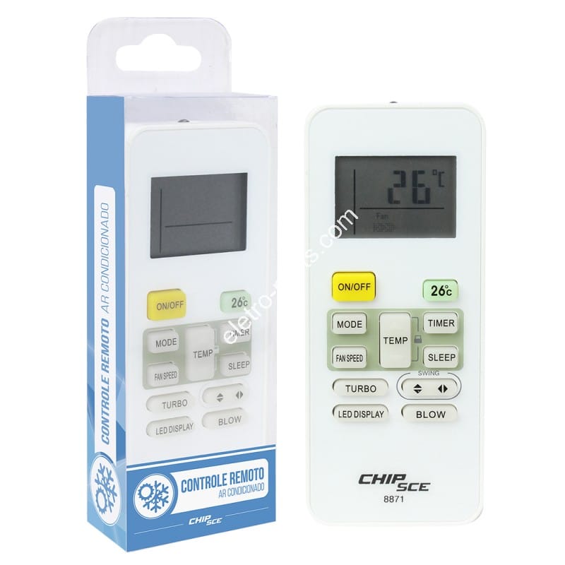Controle Remoto Ar Condicionado Springer / Carrier Admiral