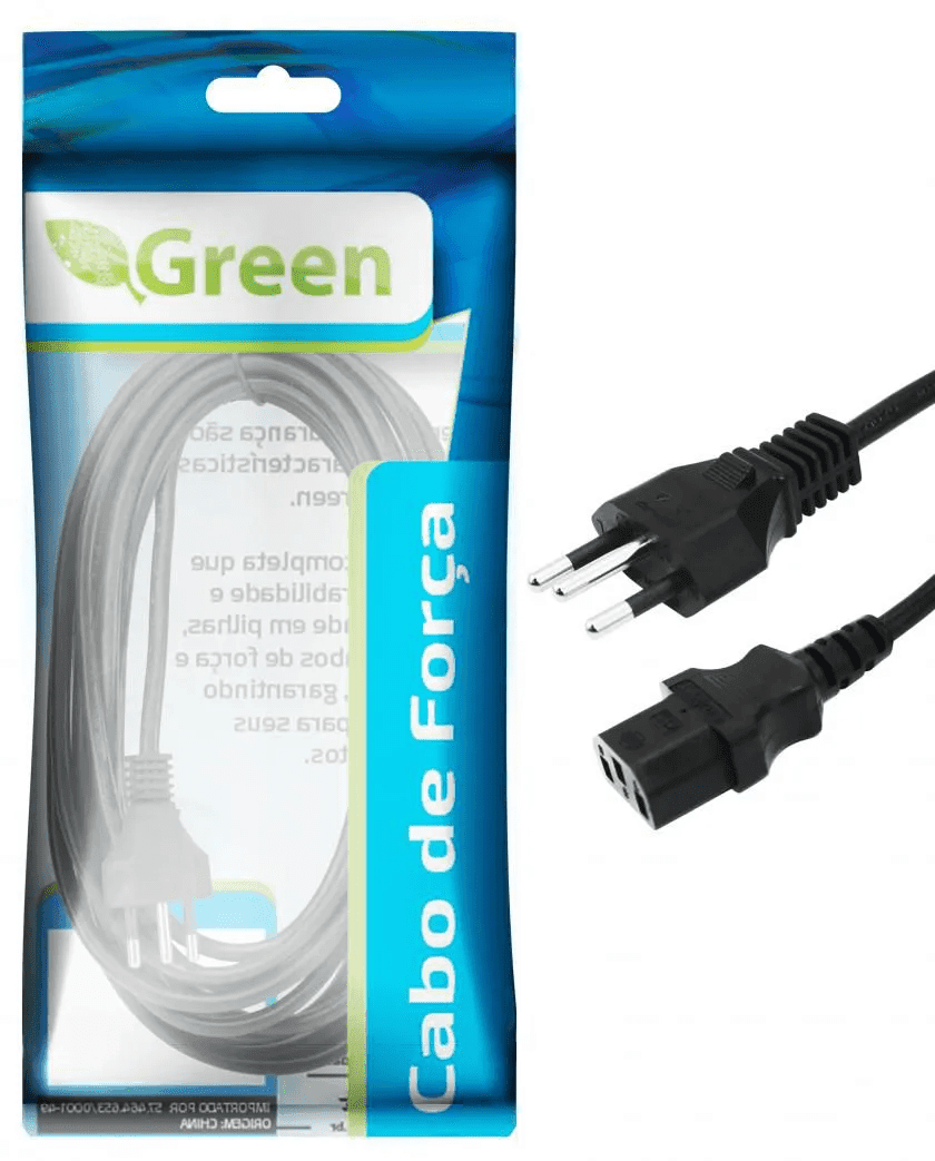 Cabo de Força Tripolar 3,0m 3x0,75mm - Inmetro