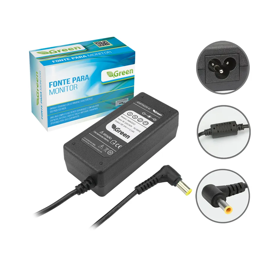 Fonte TV / Monitor Samsung 14V / 2.5A - Plug 6,0 x 4,0mm