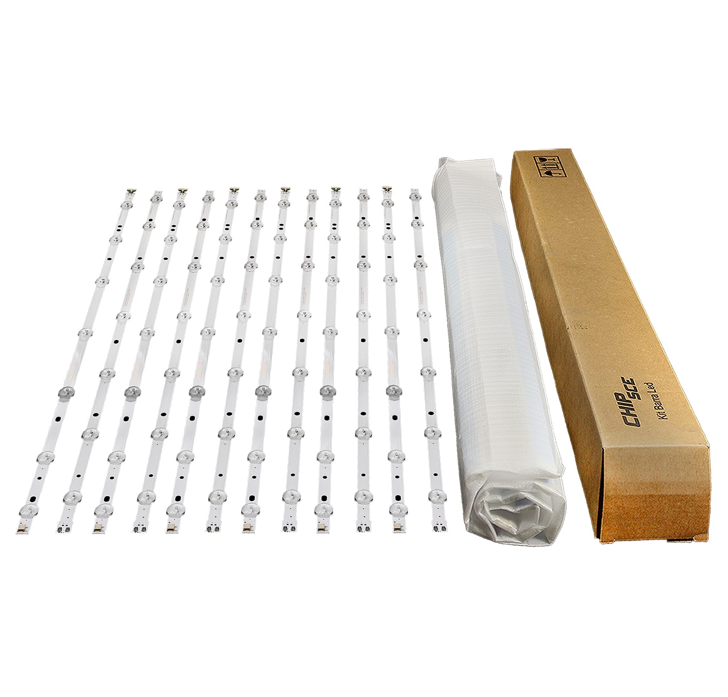 Barra de Led Samsung 60″ UN60FH6003(g) / 60FH6103ag – Kit c/12 Barras de 7 Led’s 3V - Imagem 3