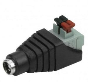 Jack J4 Fêmea 2,1x5,5mm com Borne Engate Rápido