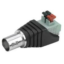 Jack BNC Fêmea 75 ohms com Borne Engate Rápido
