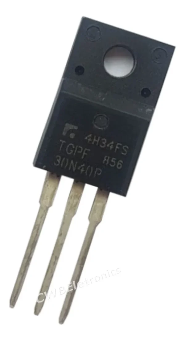 10 Transistors TGPF30N40P - TO-220F - 400V 30A - Pour Alimentations, Convertisseurs, Circuits De Puissance