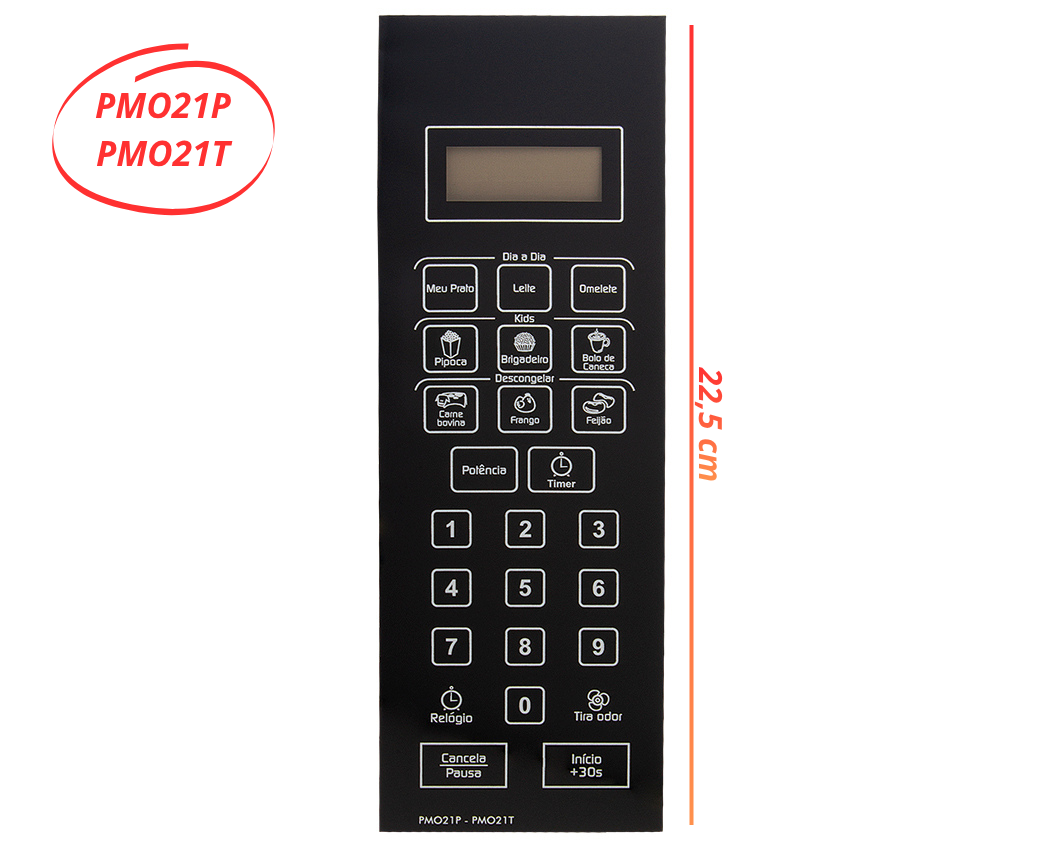 Membrana Philco PMO21P / PMO21T - Preta - Imagem 3