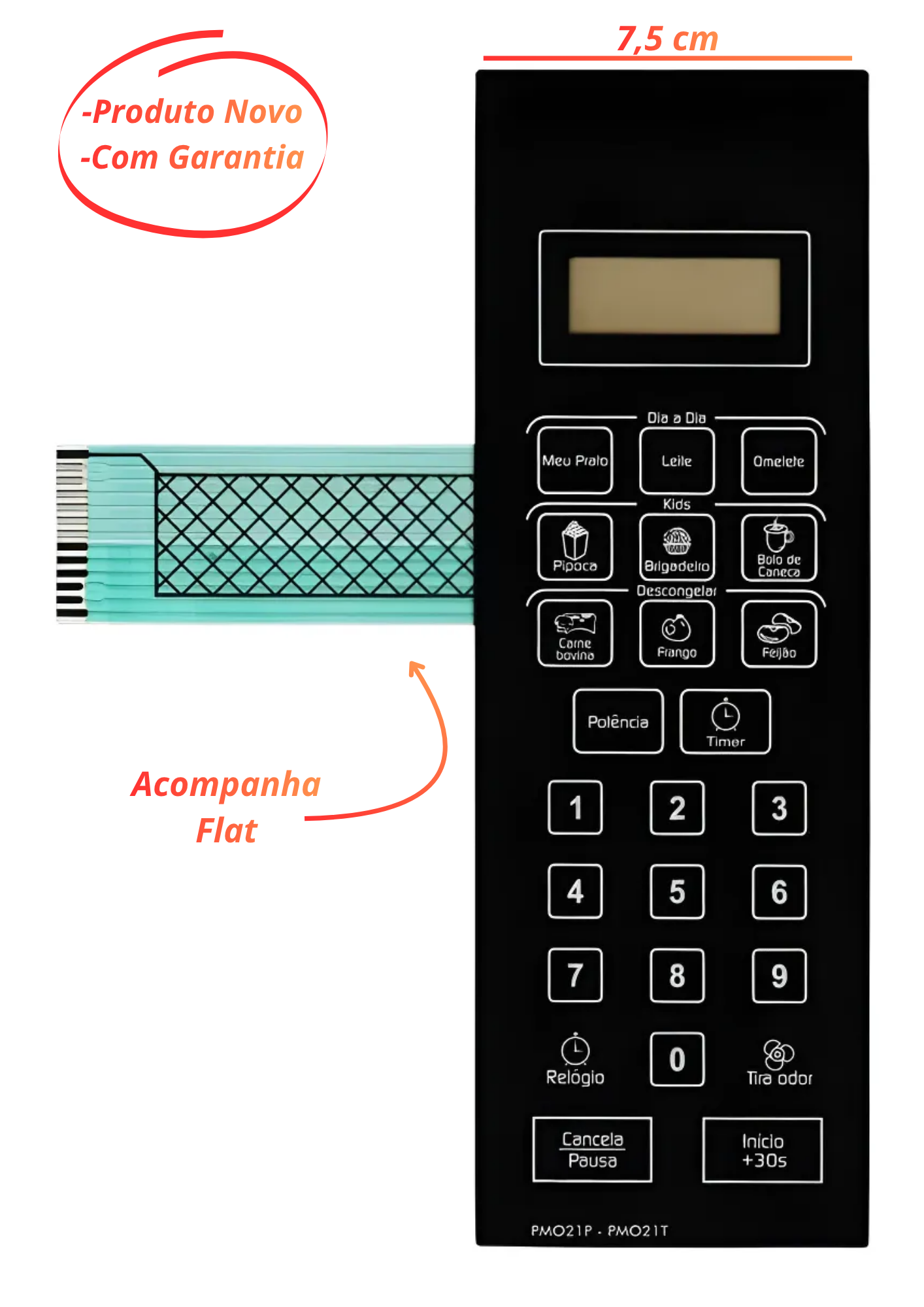 Membrana Philco PMO21P / PMO21T - Preta - Imagem 2