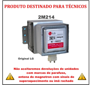 Magnetron p/ Forno Microondas 2M214 LG