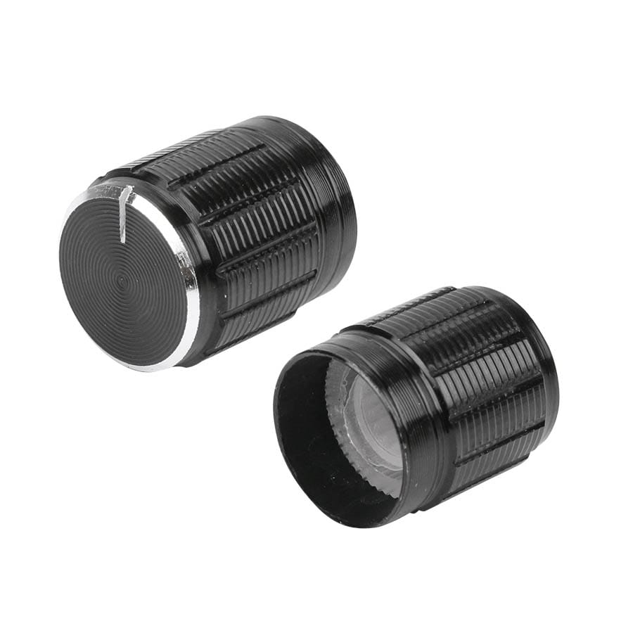 Knob Metálico 6mm - Preto - Imagem 2