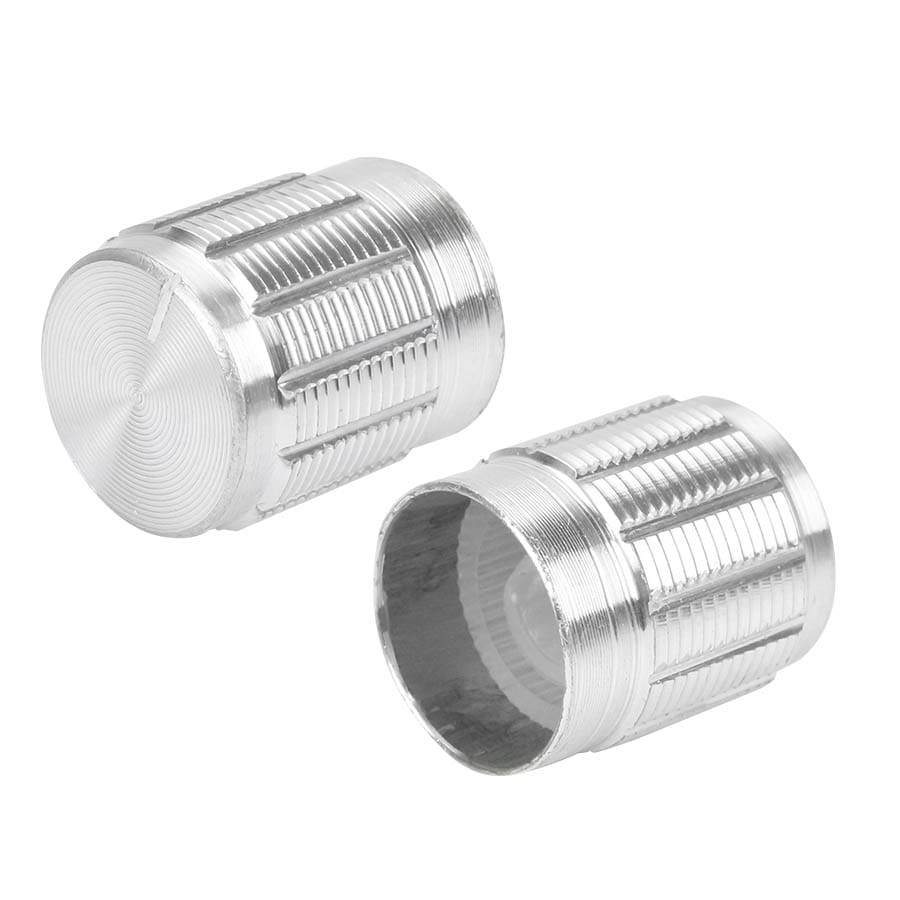 Knob Metálico 6mm - Prata - Imagem 2