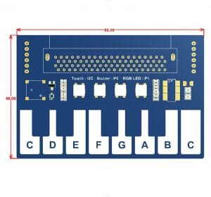 Módulo Mini Piano Microbit BBC