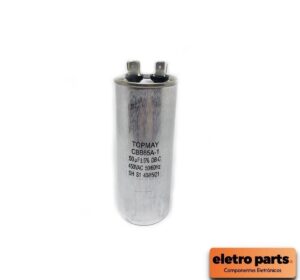 Capacitor CBB65A-1 - 50uF x 450VAC com 6 Terminais - Para Ar Condicionado
