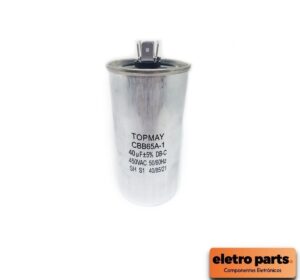 Capacitor CBB65A-1 40uF x 450VAC com 6 Terminais - Para Ar Condicionado